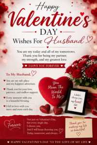 Happy Valentines Wishes for Husband