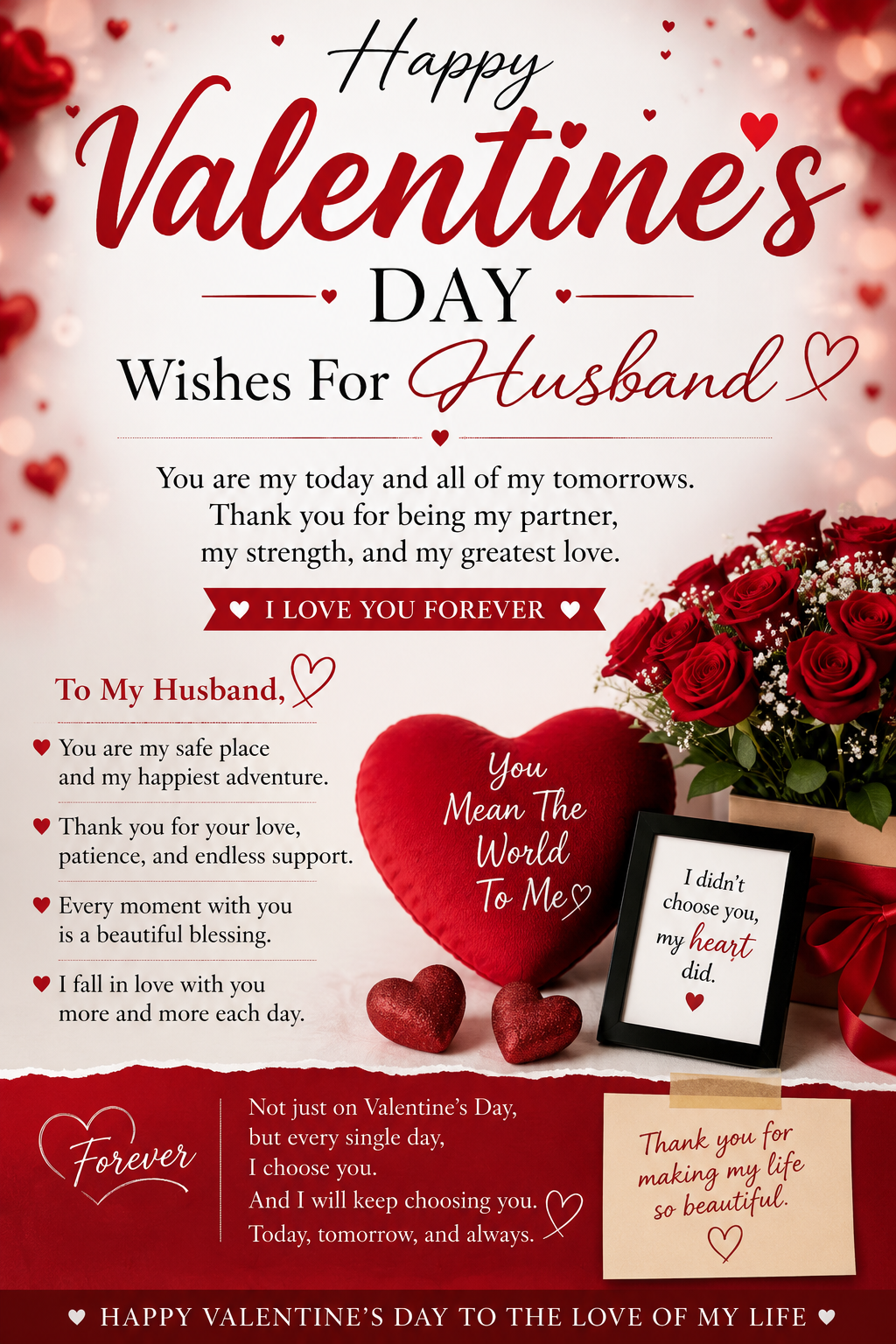 Happy Valentines Wishes for Husband