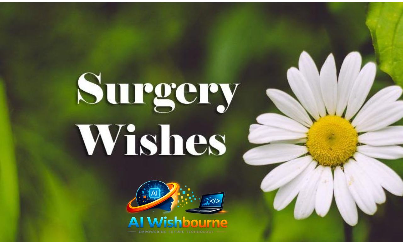 Before surgery wishes and prayer